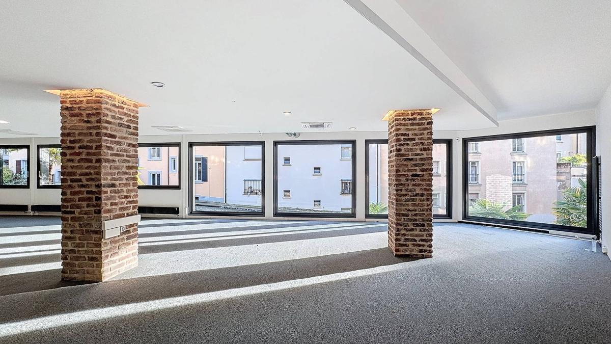 Loft contemporain de 300 m² avec jardin privé au centre de Montreux