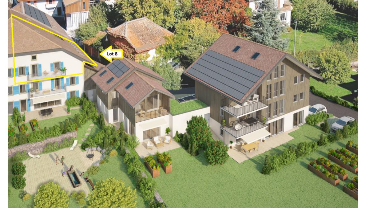 Nouvelle promotion : plus que 2 lots ! Duplex de 5.5 pièces avec balcons