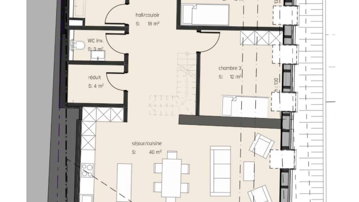 Nouvelle promotion : plus que 2 lots ! Duplex de 5.5 pièces avec balcons