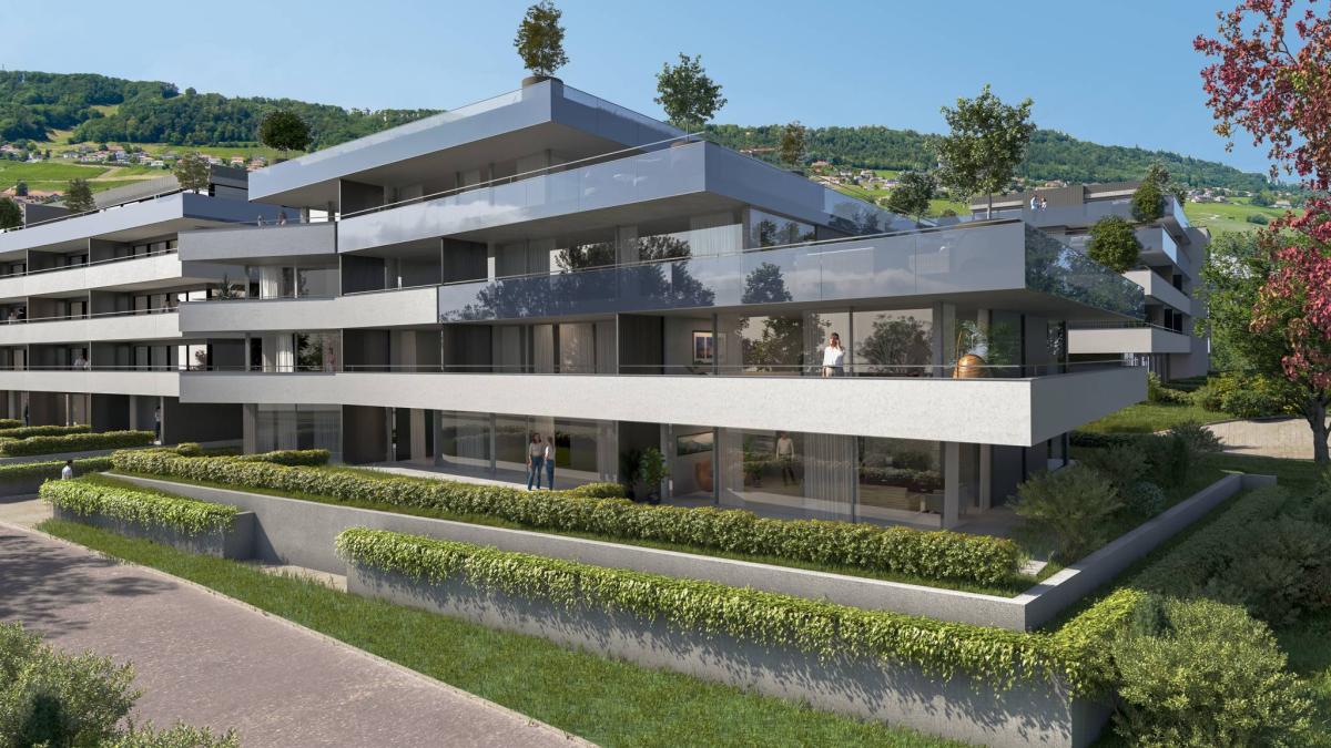 Nouvelle promotion : appartement de 5.5 pièces avec balcon couvert et terrasse