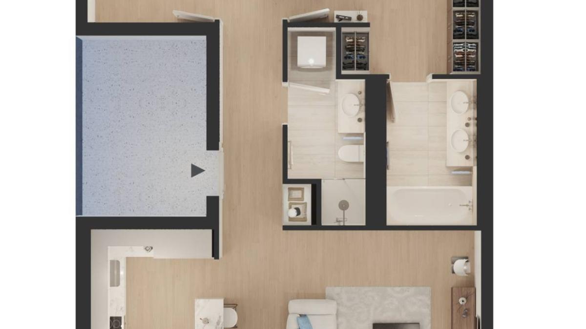 Luxueux 4.5 pièces traversant avec 2 balcons et vue panoramique sur le lac