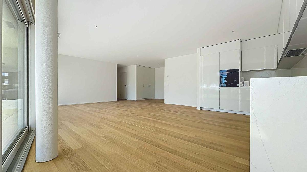 Appartement neuf 3.5 pièces de 120m2 avec terrasse de 37m2 et jardin privatif de 51m2
