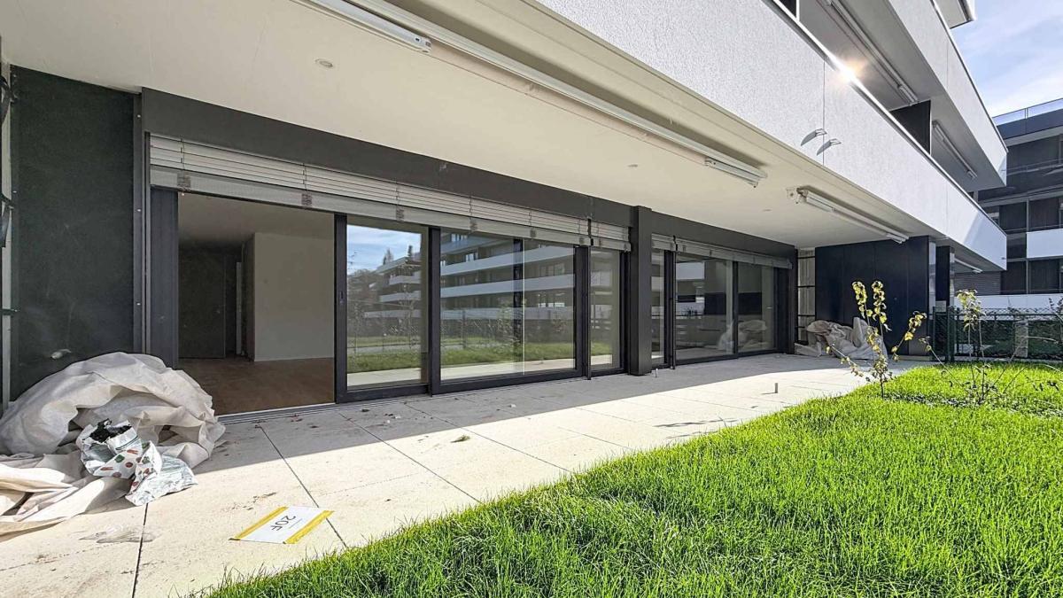 Appartement neuf de 3.5 pièces avec terrasses et jardins