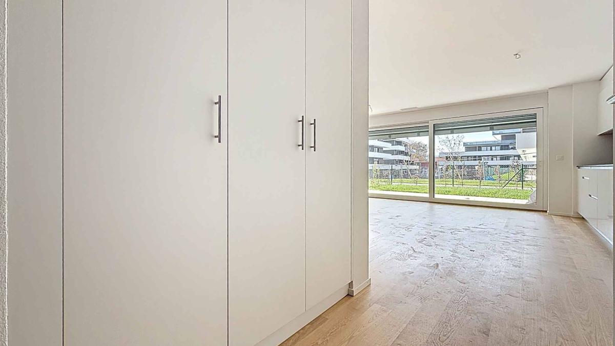 Appartement neuf de 3.5 pièces avec terrasses et jardins
