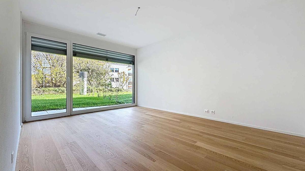 Appartement neuf de 2.5 pièces avec terrasse et jardin