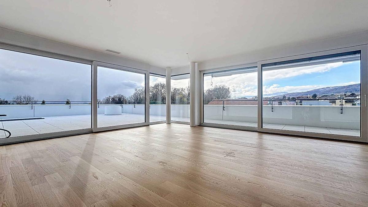 Luxueux 4.5 pièces au 2ème étage avec terrasse de 117m2, balcon de 47m2 et ascenseur privatif 