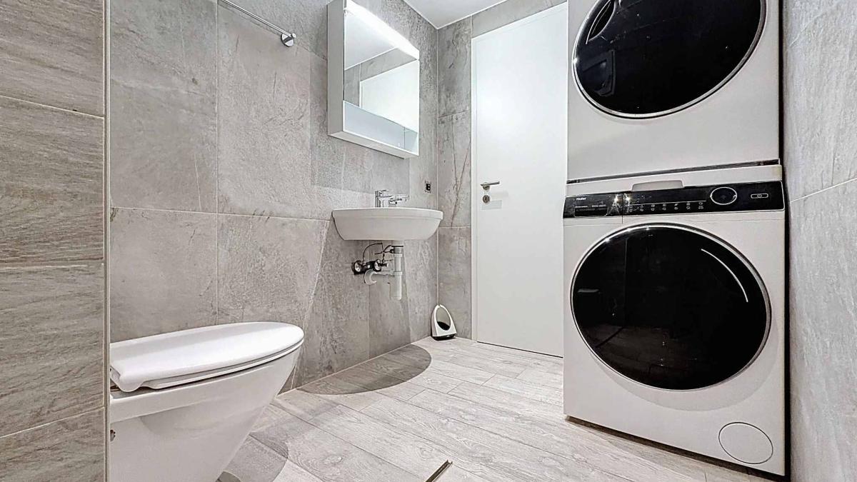 Duplex de 4.5 pièces avec sous-sol, jardin et vue sur le lac