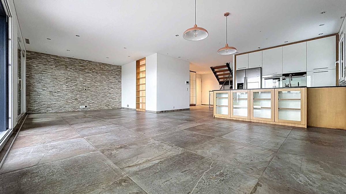 Duplex de 4.5 pièces avec sous-sol, jardin et vue sur le lac