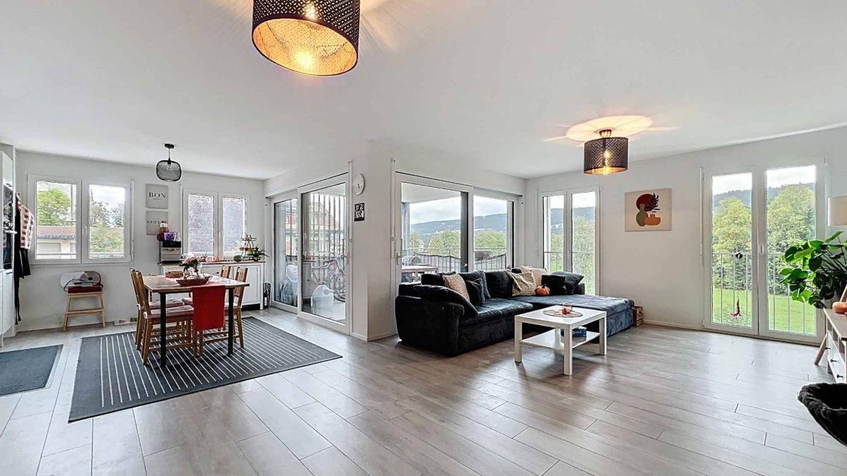 Spécial investisseur : 3,5 pièces de 102m² dans la capitale horlogère de la Vallée de Joux