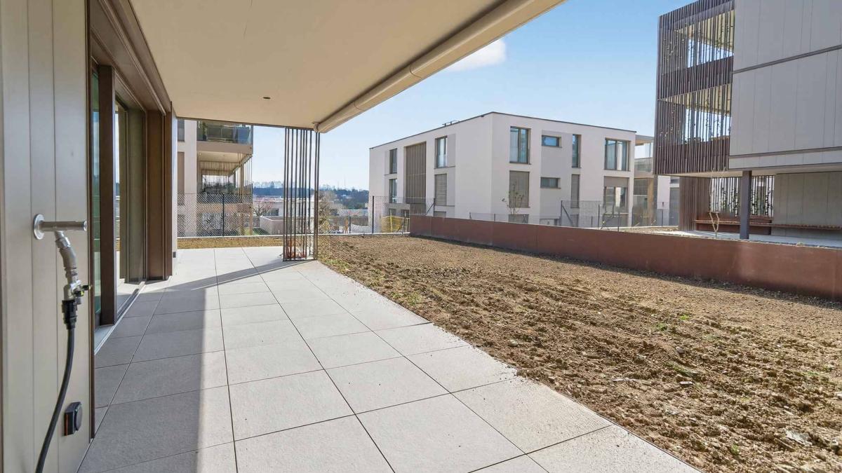2,5 pièces neuf, spacieux, lumineux avec jardin