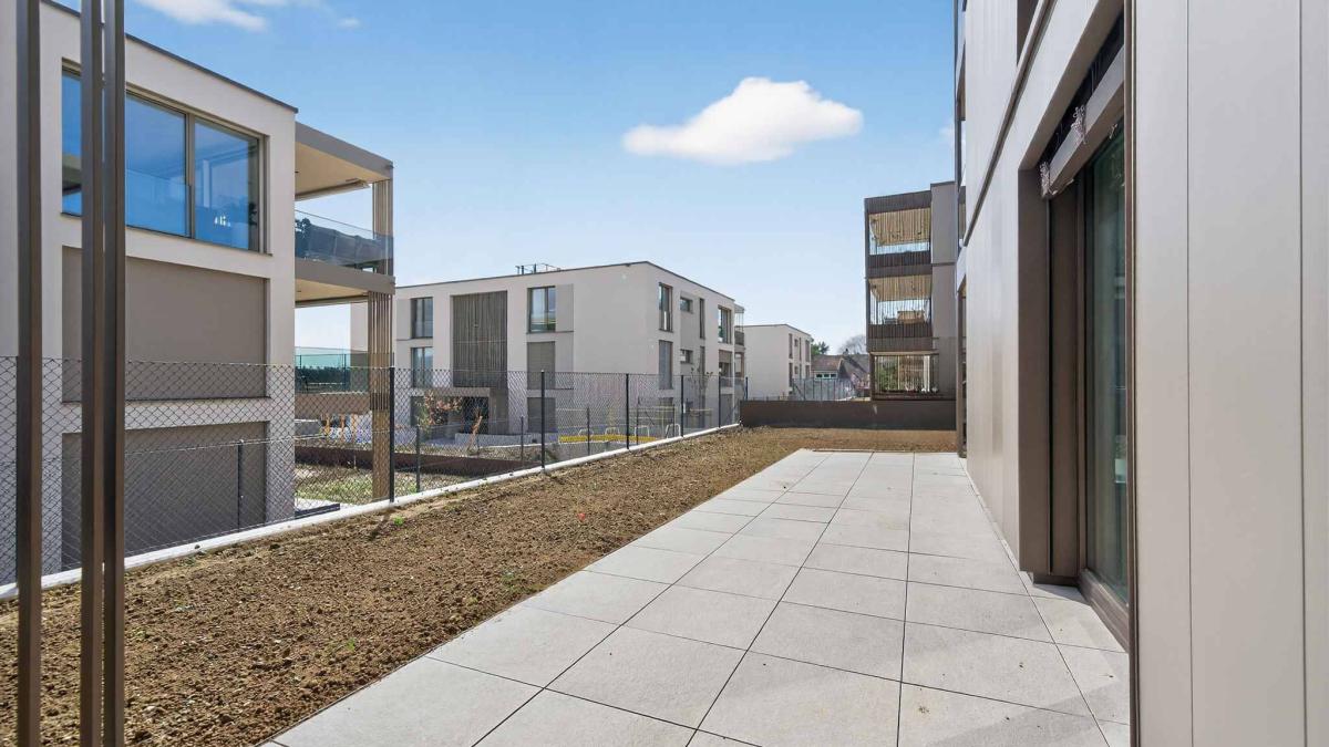2,5 pièces neuf, spacieux, lumineux avec jardin