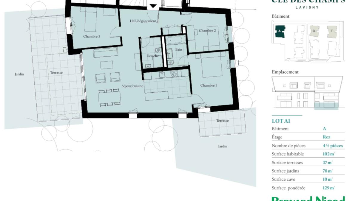 Nouvelle Promotion à Lavigny : Appartements de 3,5 à 5,5 pièces