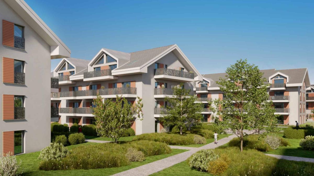 Spacieux 2.5 pièces avec terrasse et jardin privatif