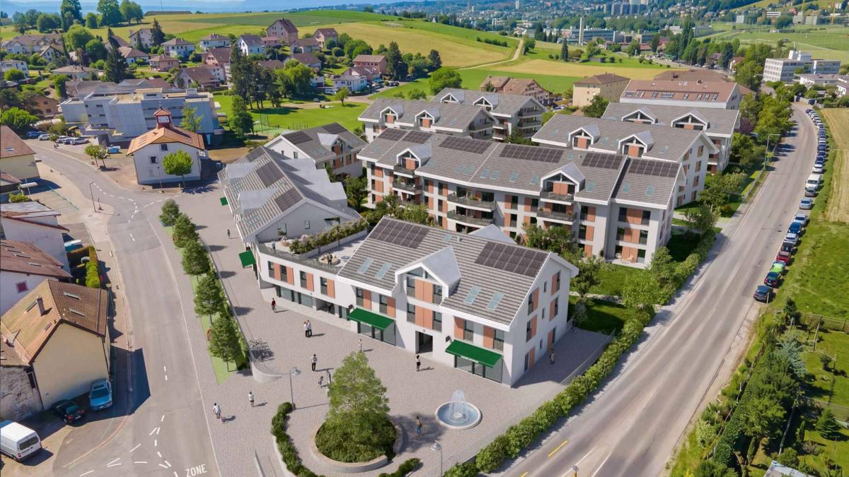 3.5 pièces de 89m² + balcon