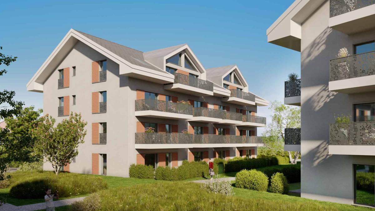 3.5 pièces aux combles - 86m² + balcon