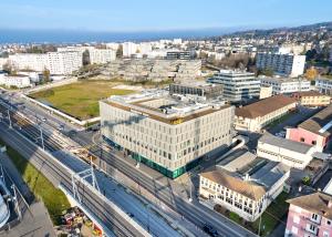 Vos bureaux au dernier étage dans le dynamique quartier de Malley
